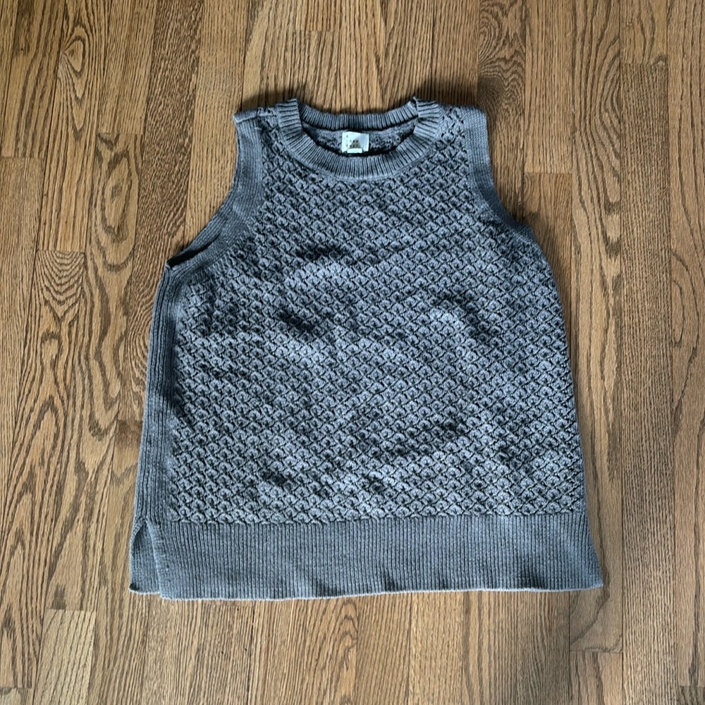 Grey sweater vest
